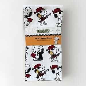 Peanuts Snoopy 3 Piece Kitchen Hand Dish Towels Halloween Mummy Vampire Pirate